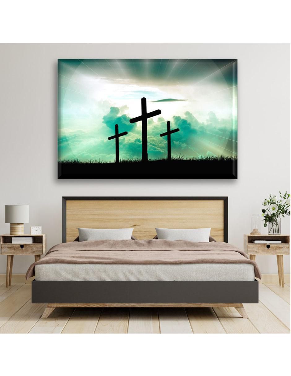Cuadro decorativo Tres cruces 2