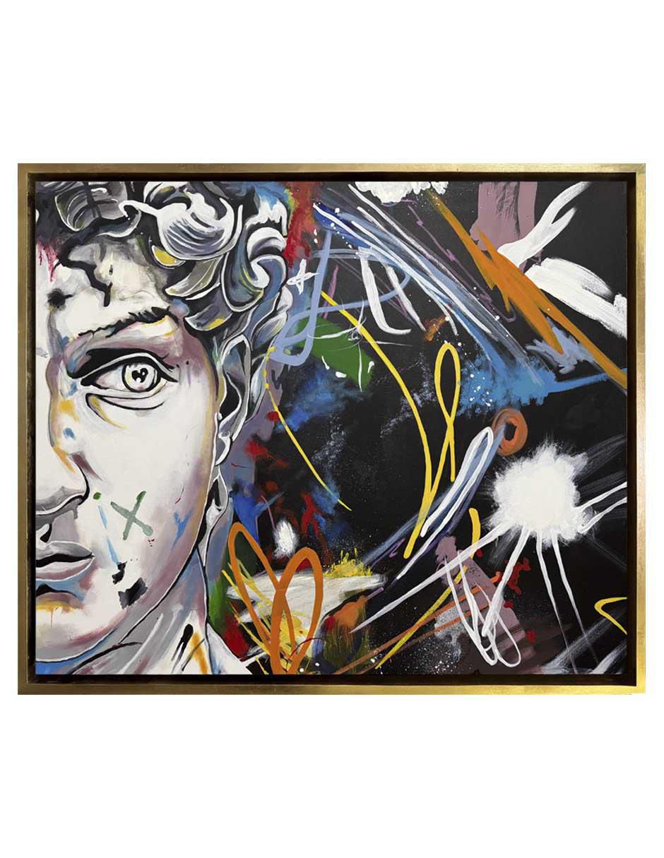 Pintura David in Love técnica acrílico MilleniArt