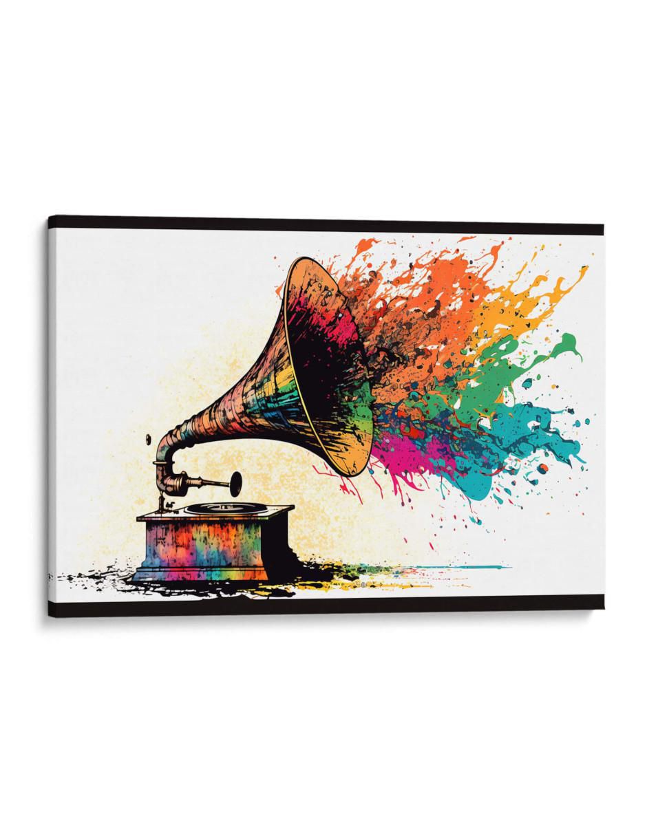 Cuadro decorativo Música colorida II