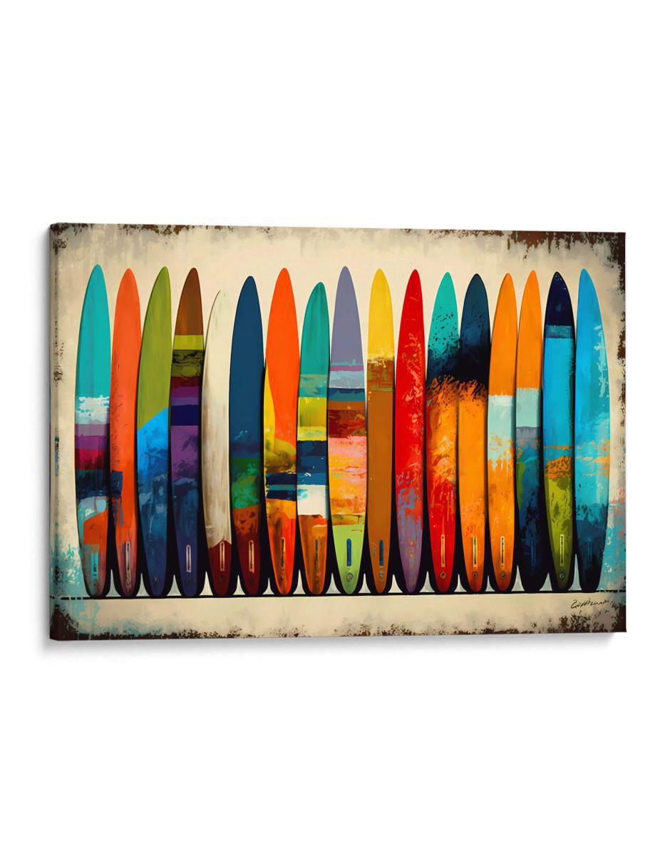 Cuadro decorativo Tablas de surf 1