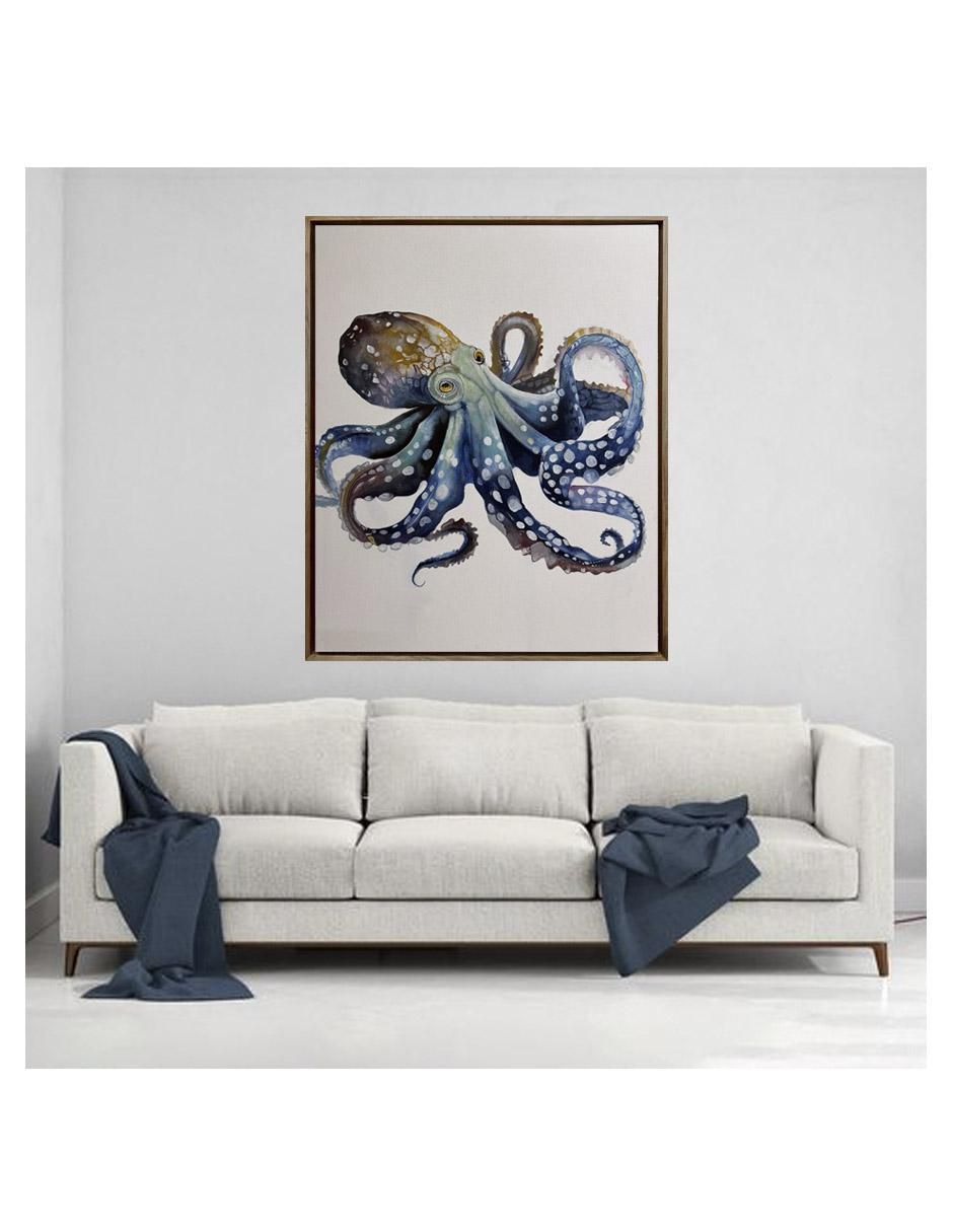 Pintura Octopus técnica acrílico AnimalArt 3