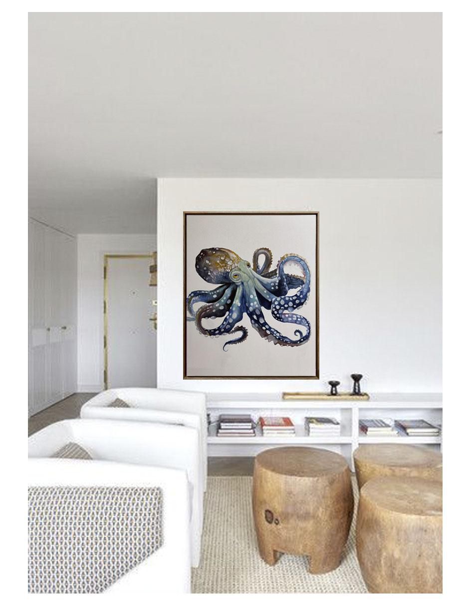 Pintura Octopus técnica acrílico AnimalArt 4
