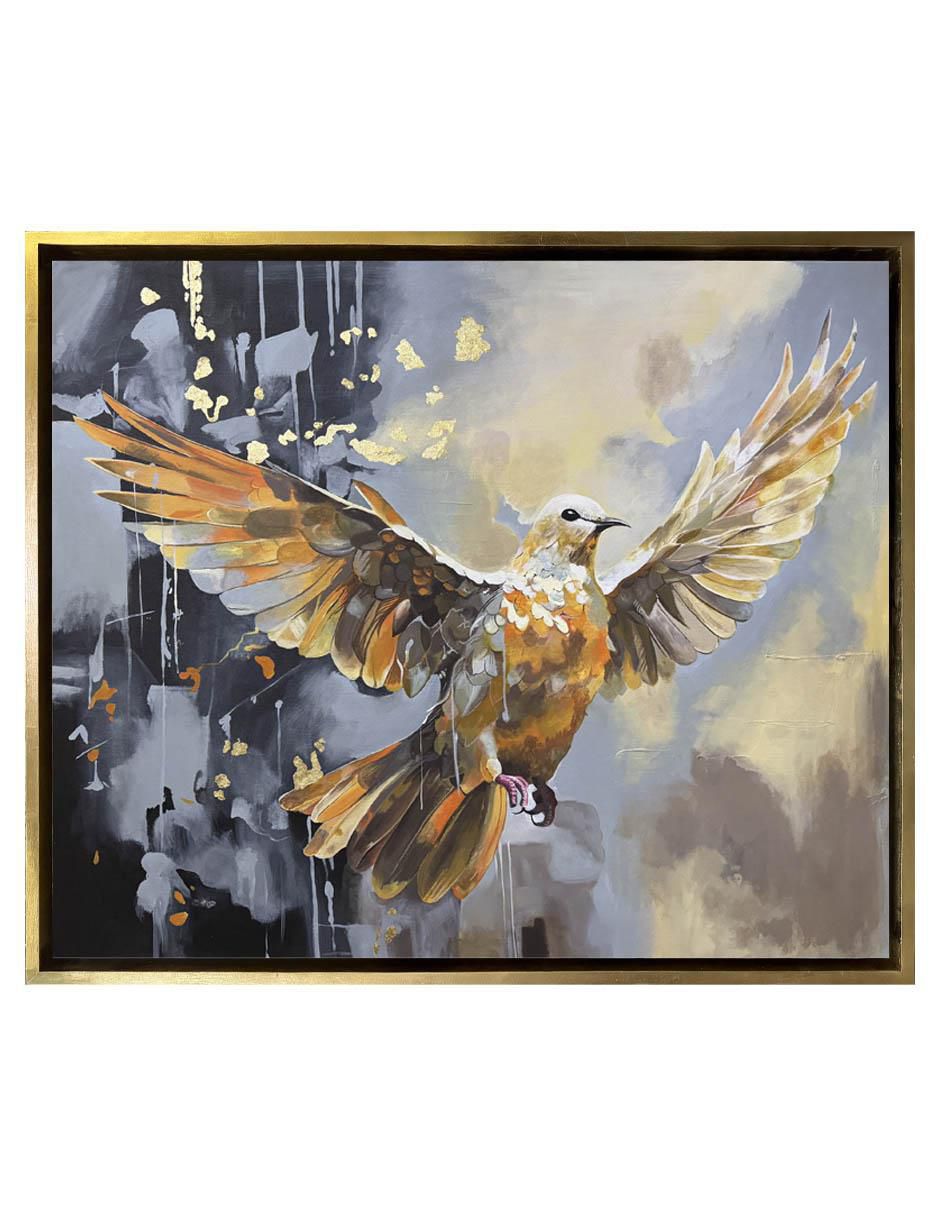 Pintura Vuela alto técnica acrílico AnimalArt