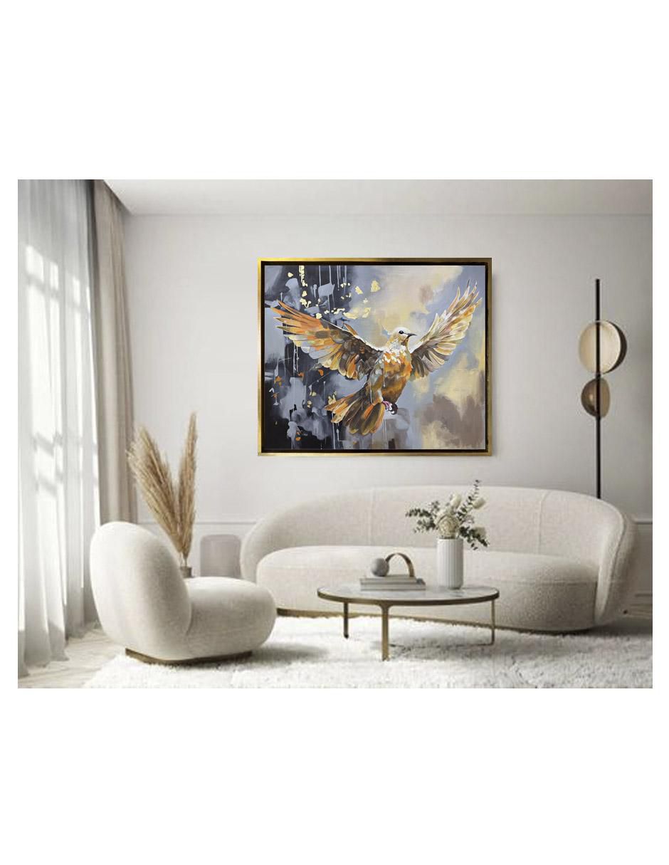 Pintura Vuela alto técnica acrílico AnimalArt 4