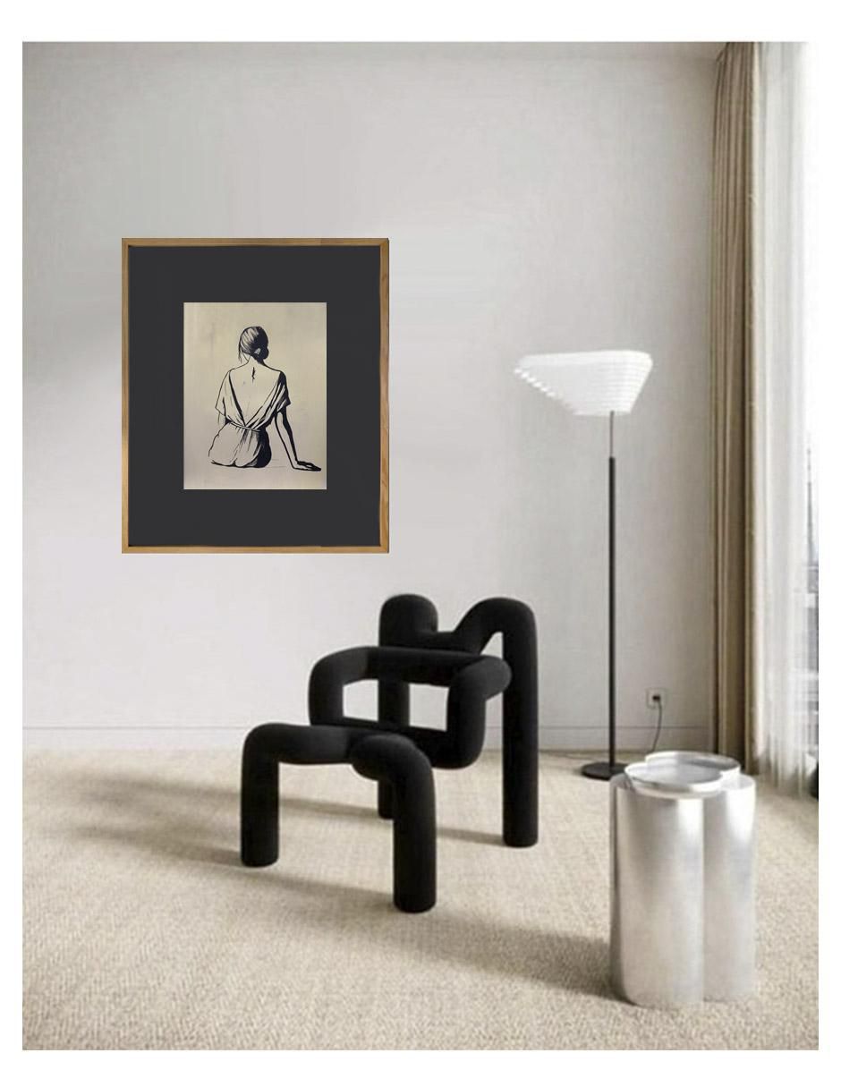 Pintura Femme IV técnica acrílico 2