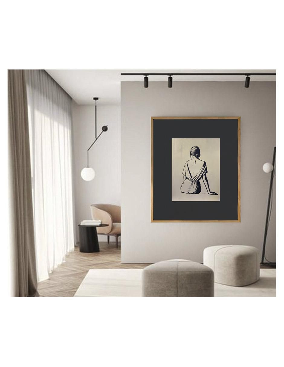 Pintura Femme IV técnica acrílico 4