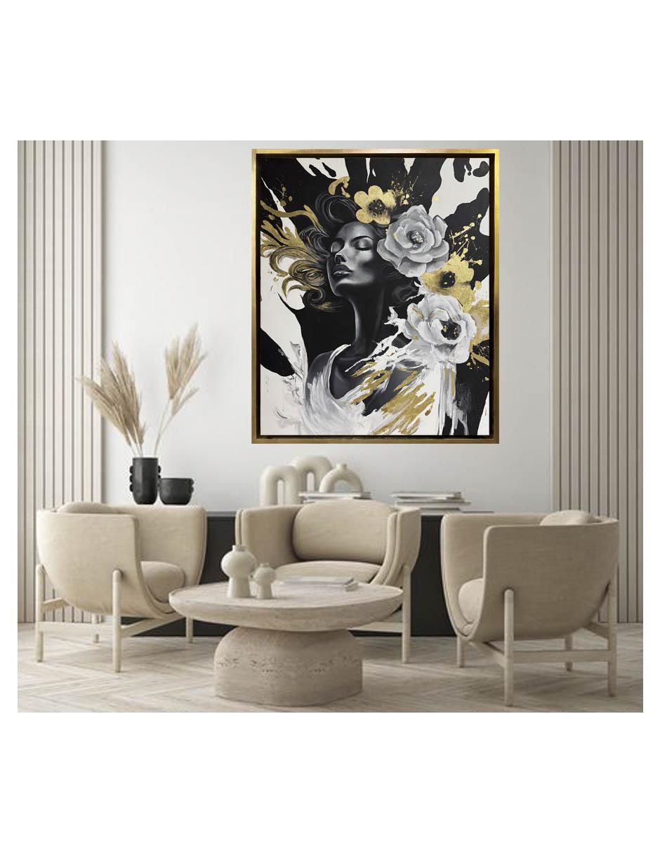 Pintura Blooming Beauty técnica acrílico 2