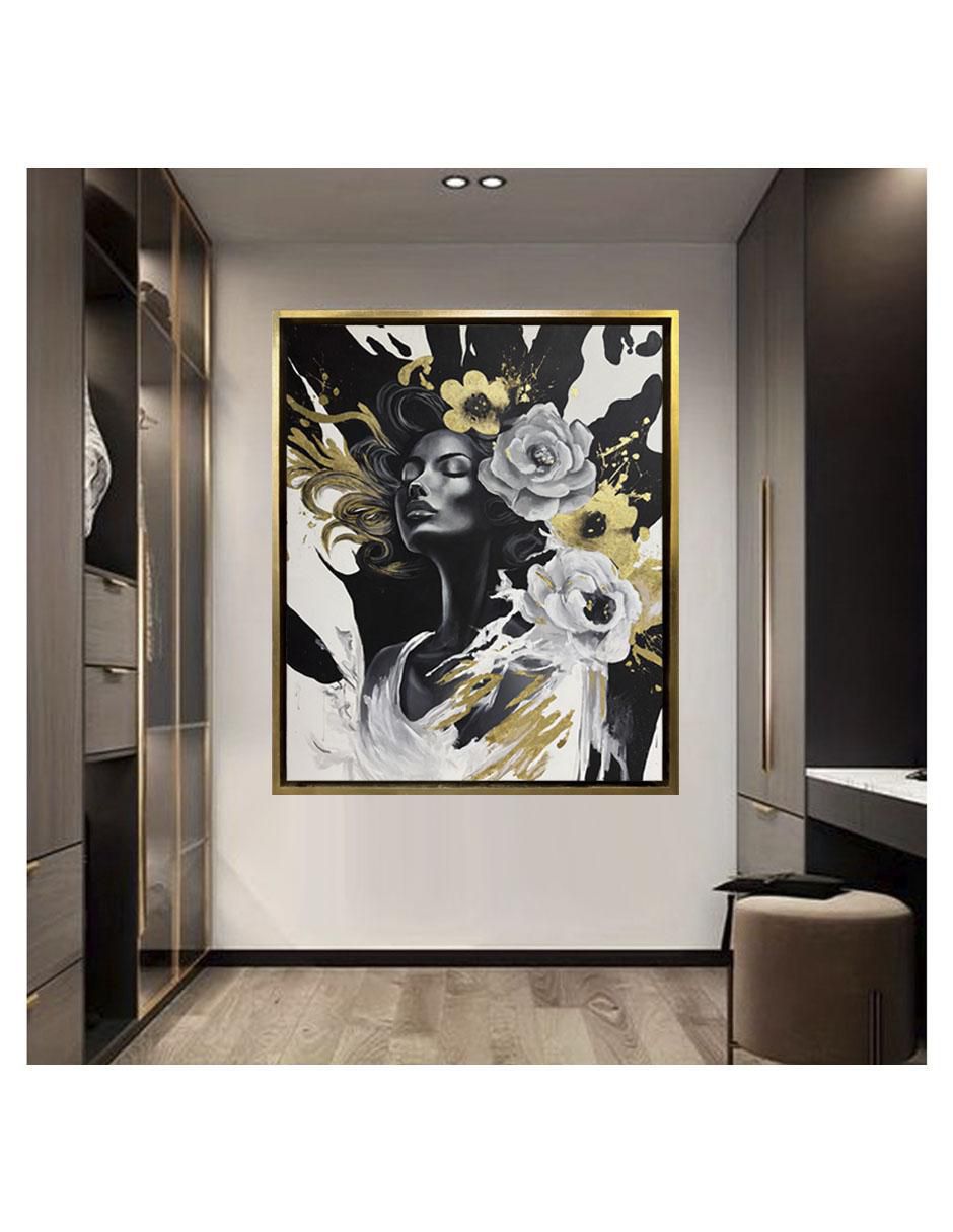 Pintura Blooming Beauty técnica acrílico 4
