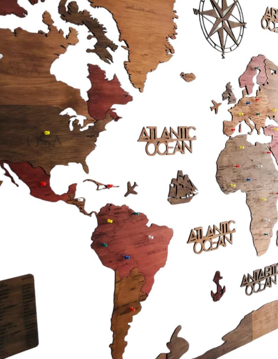 Cuadro decorativo mundo style 2