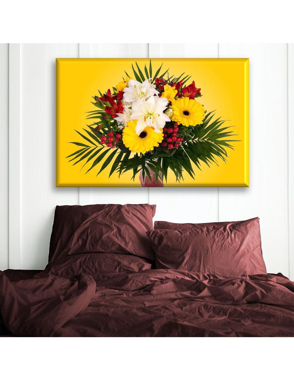 Cuadro decorativo Arreglo flores amarillo 2