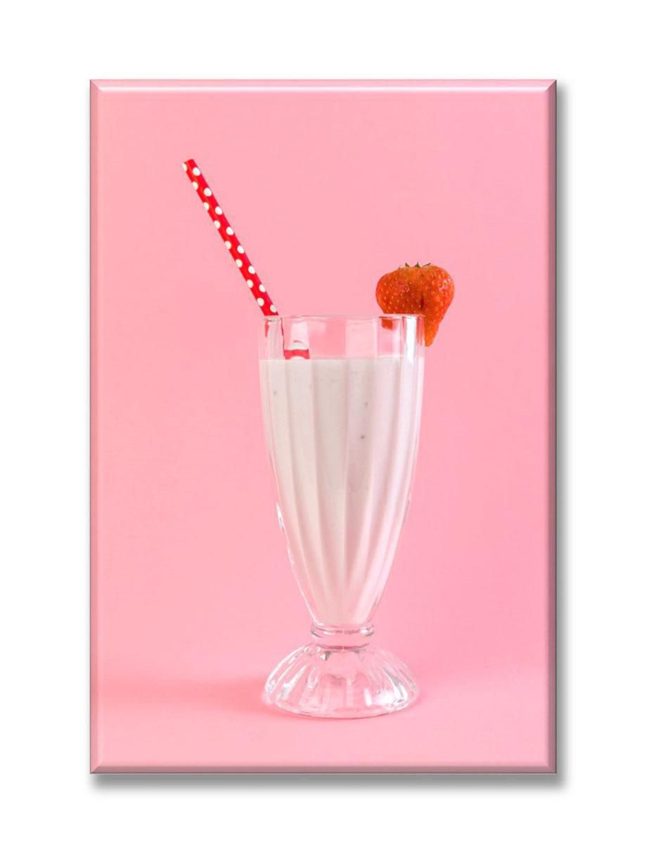 Cuadro decorativo Milkshake de fresa