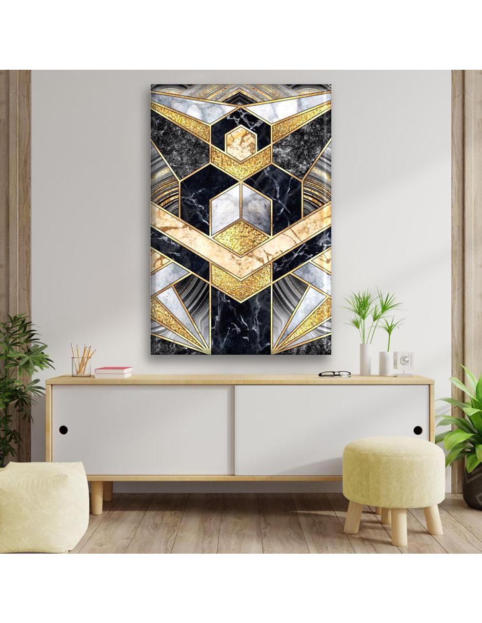Cuadro decorativo Geométrico mármol 2