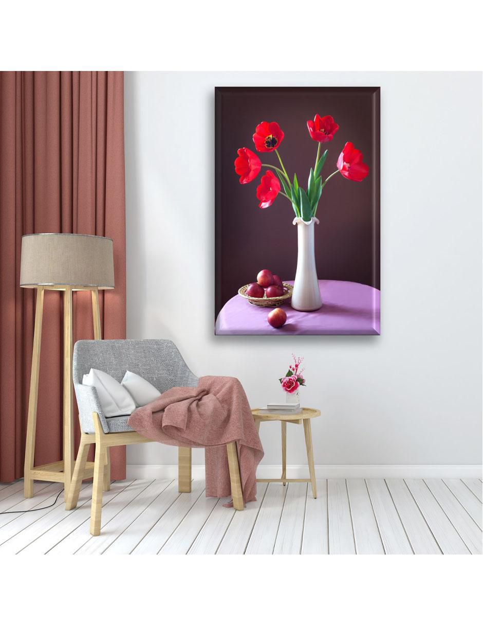Cuadro decorativo Arreglo flores rojas 2