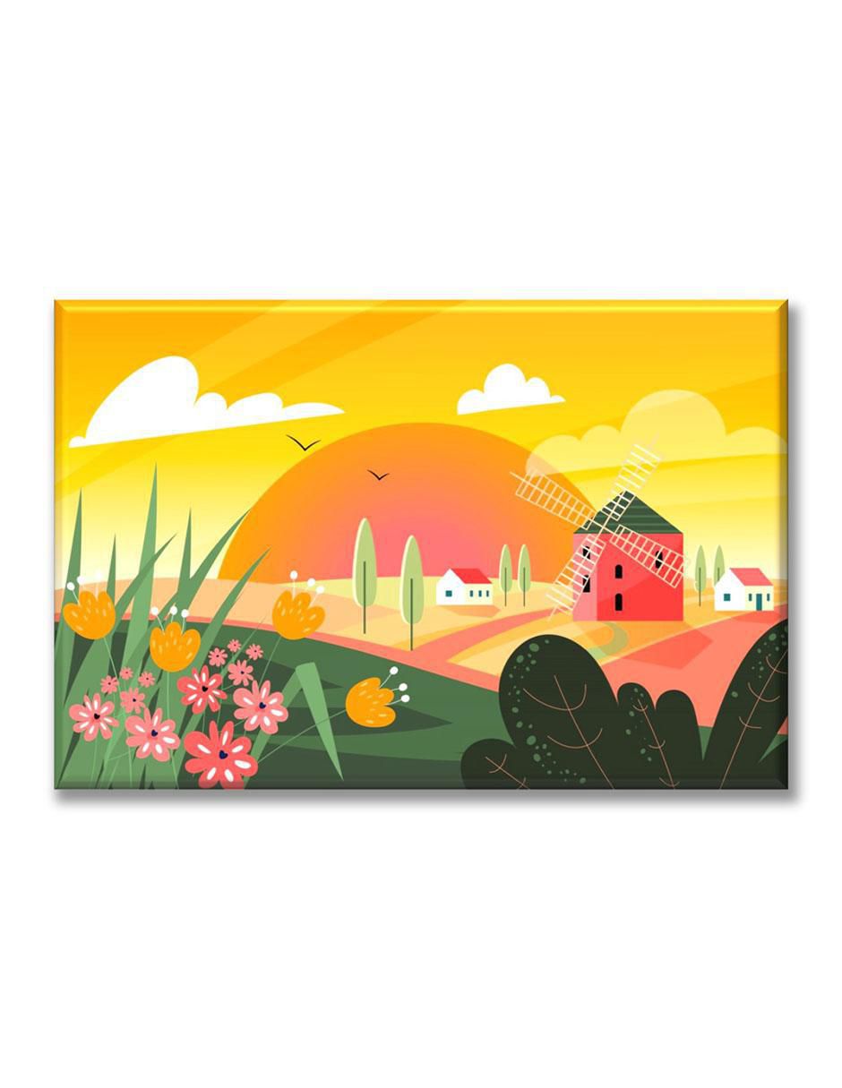 Cuadro decorativo Molino ilustración Cuadro decorativo Molino ilustración