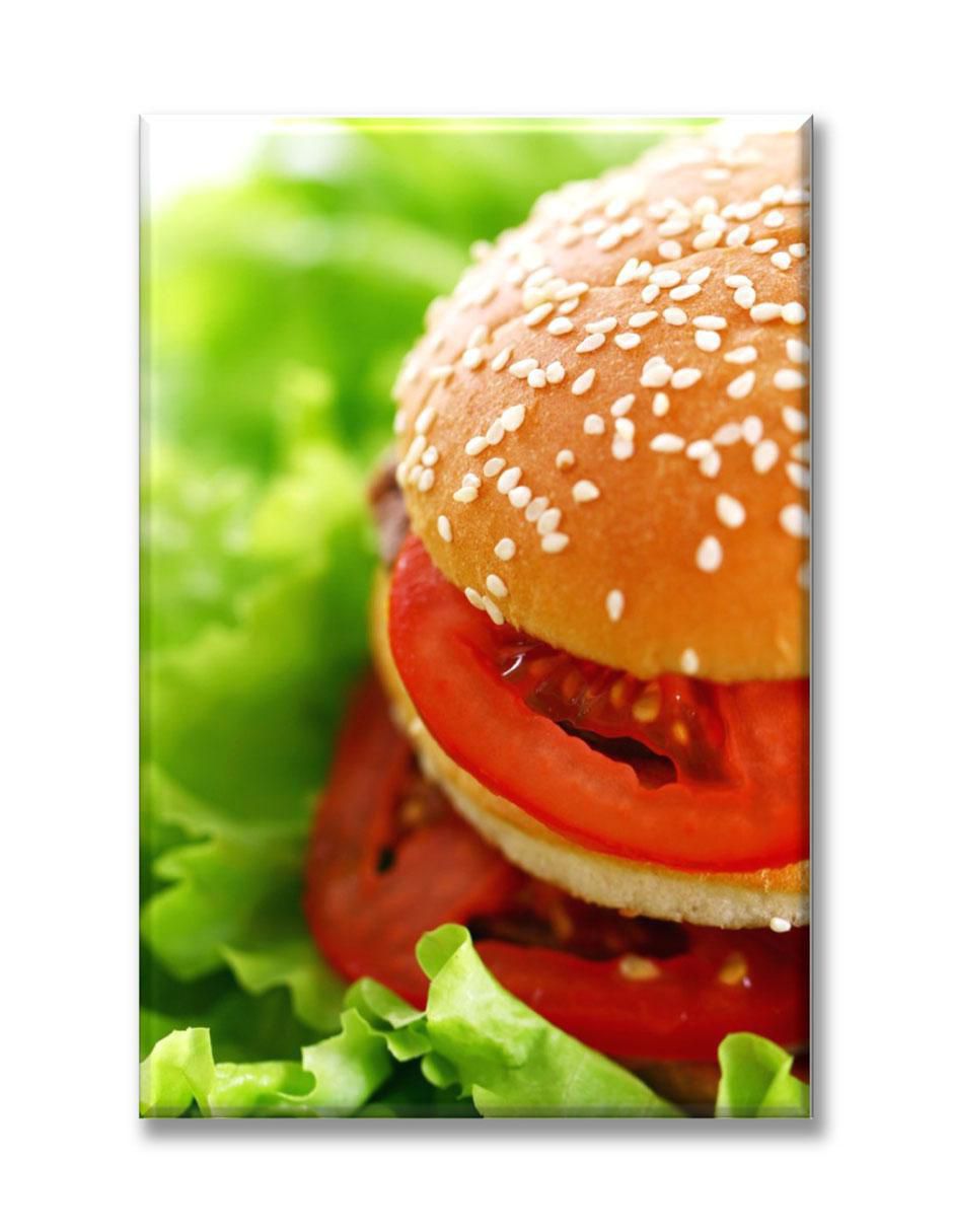 Cuadro decorativo Media hamburguesa Cuadro decorativo Media hamburguesa