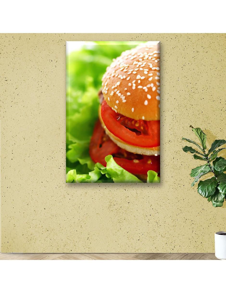 Cuadro decorativo Media hamburguesa 2