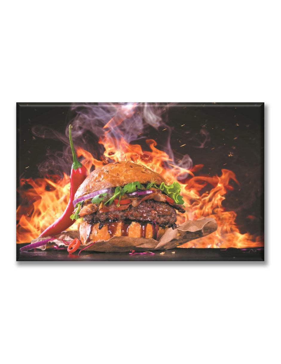 Cuadro decorativo Hamburguesa chilli