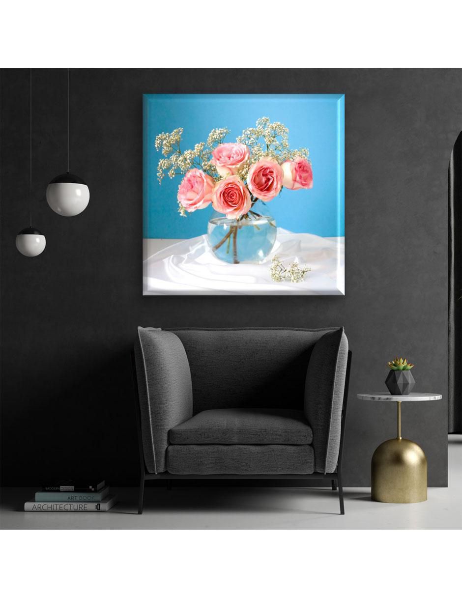 Cuadro decorativo Bodegon rosas 2
