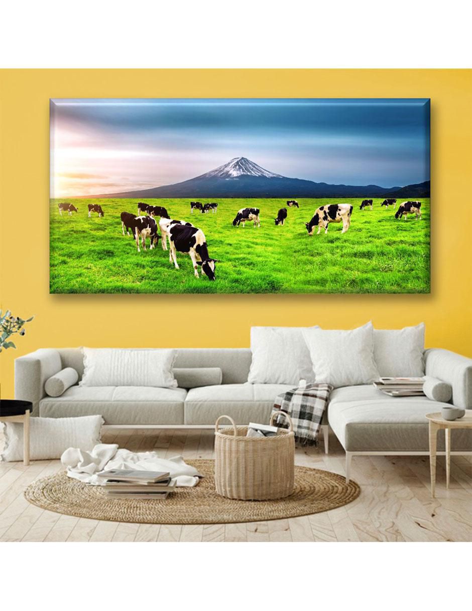 Cuadro decorativo Panorámica vacas 2