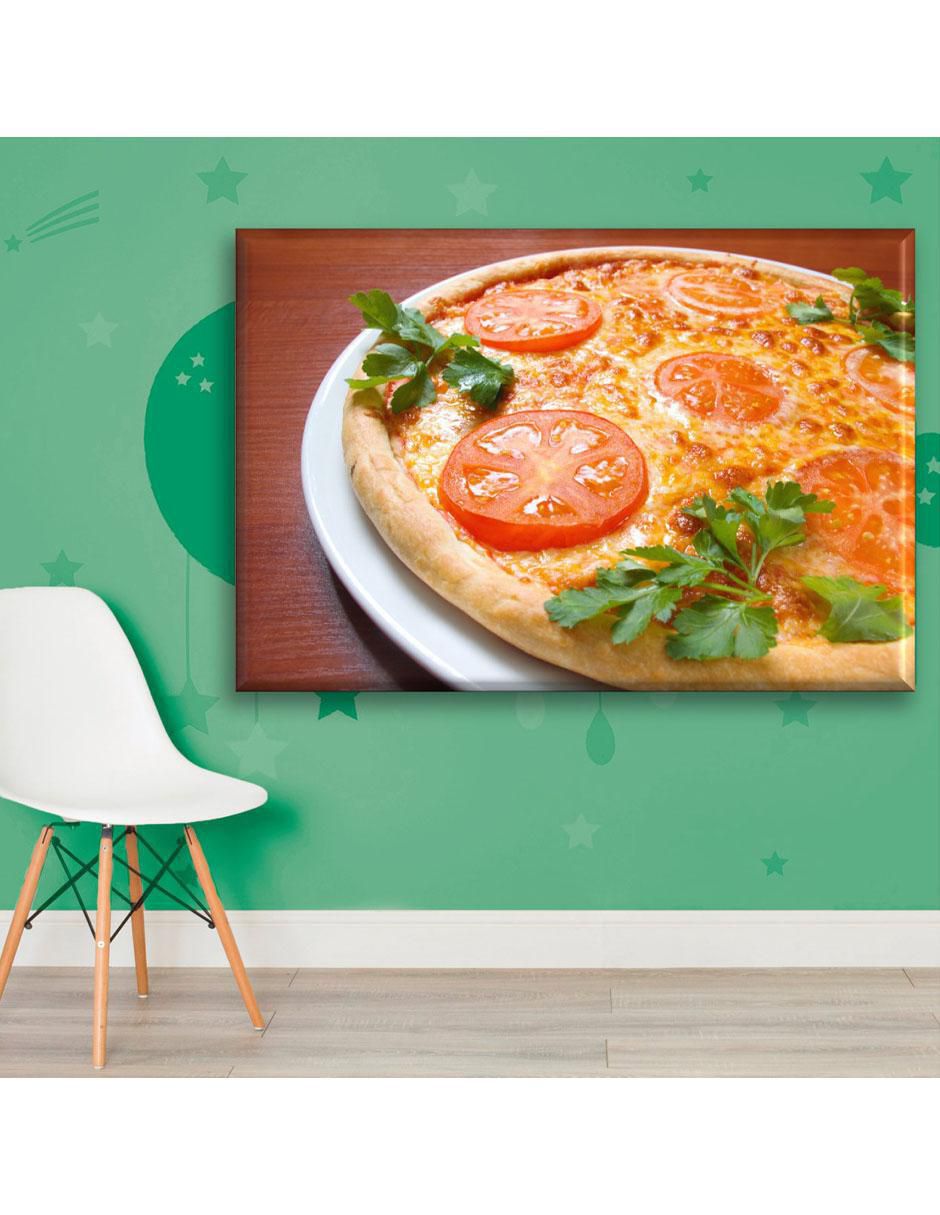 Cuadro decorativo Pizza margarita 3