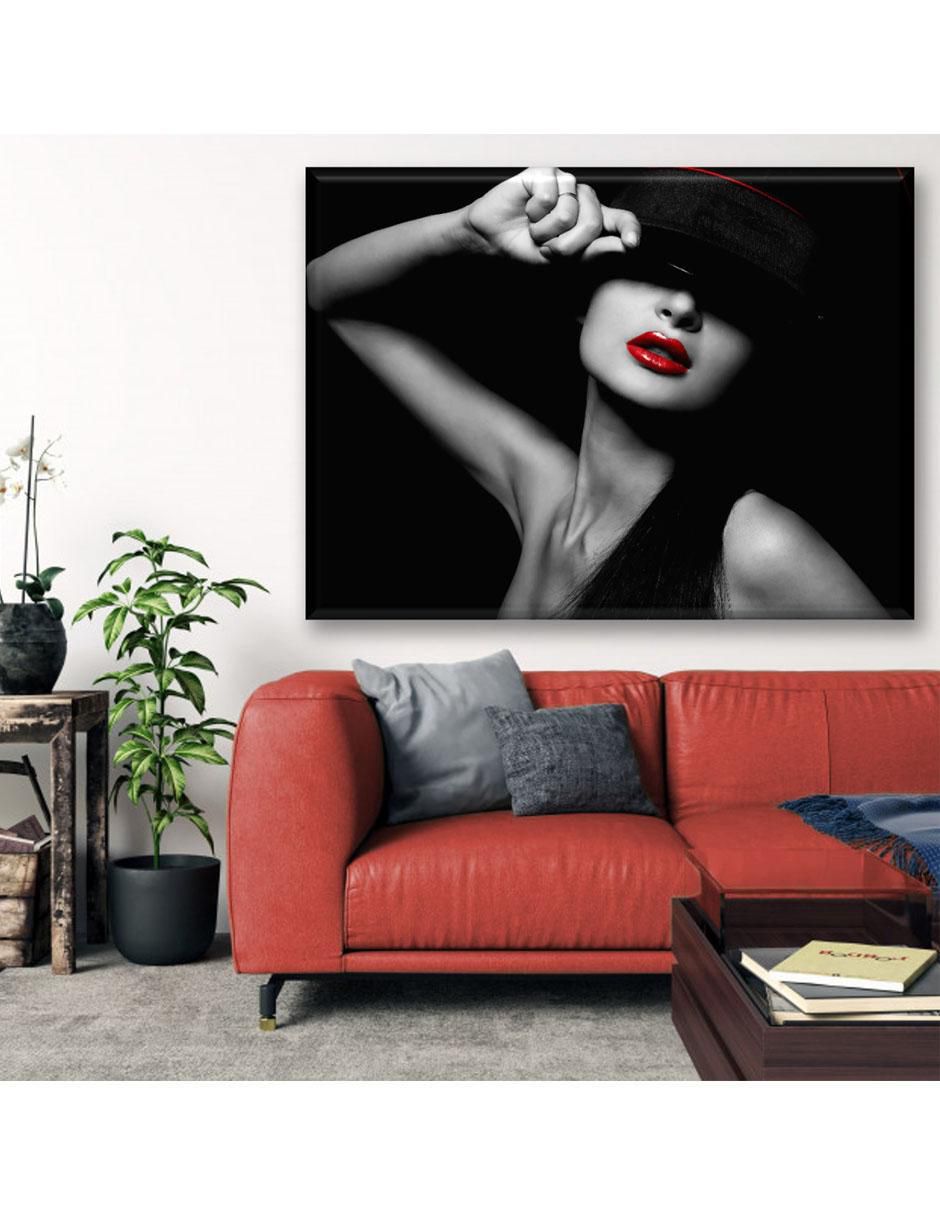 Cuadro decorativo Labios rojos 2