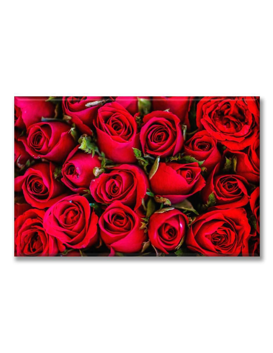 Cuadro decorativo Ramo rosas rojas