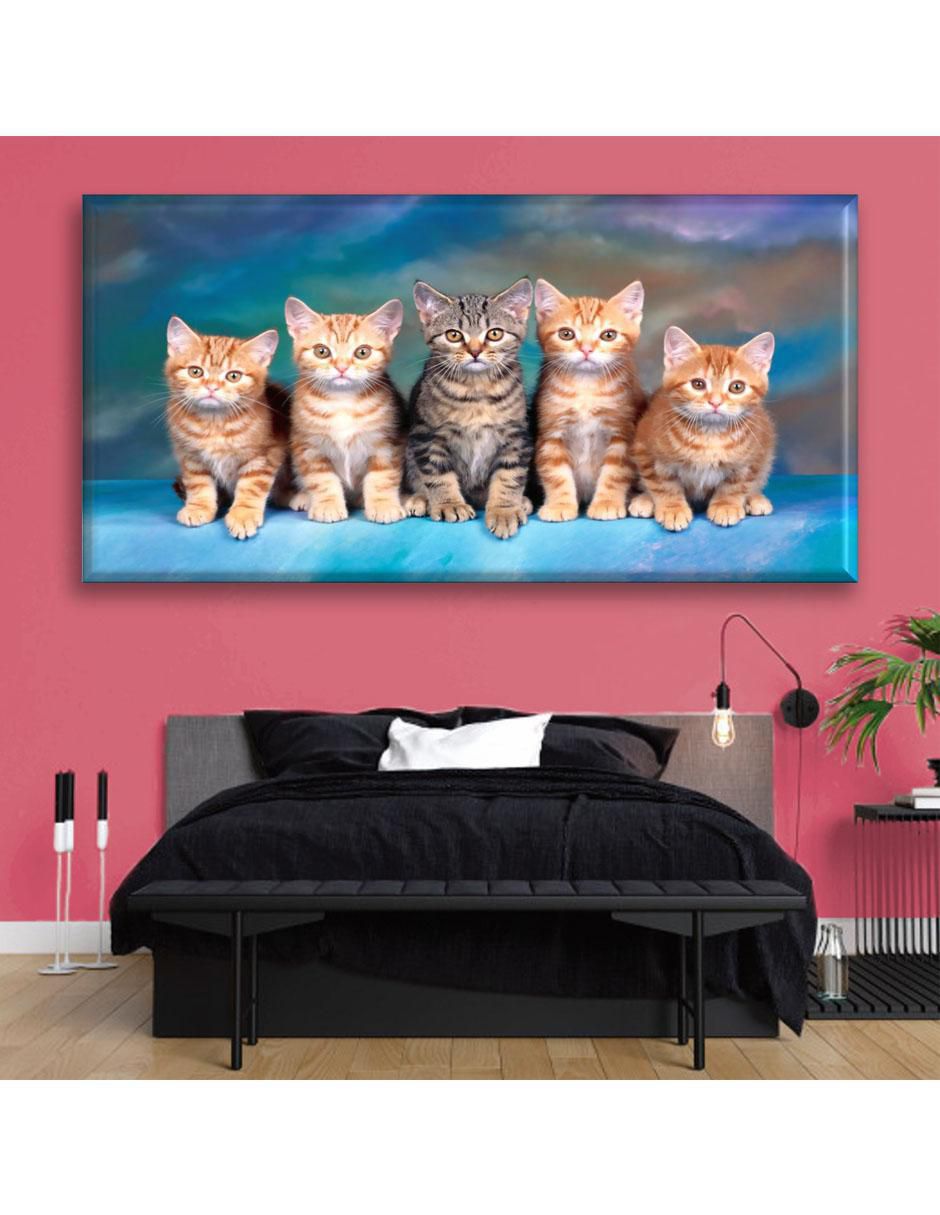 Cuadro decorativo Michis 2