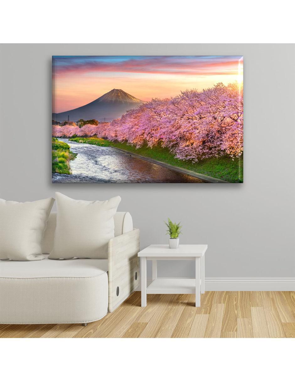 Cuadro decorativo Volcán cerezos 2