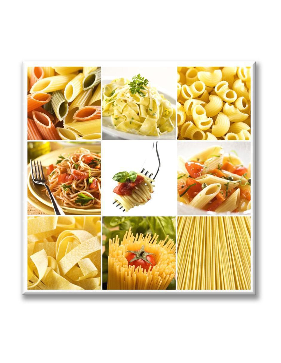 Cuadro decorativo Tipos de pasta