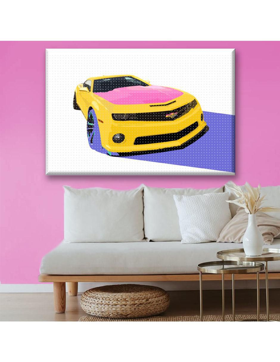 Cuadro decorativo Camar amarillo 2