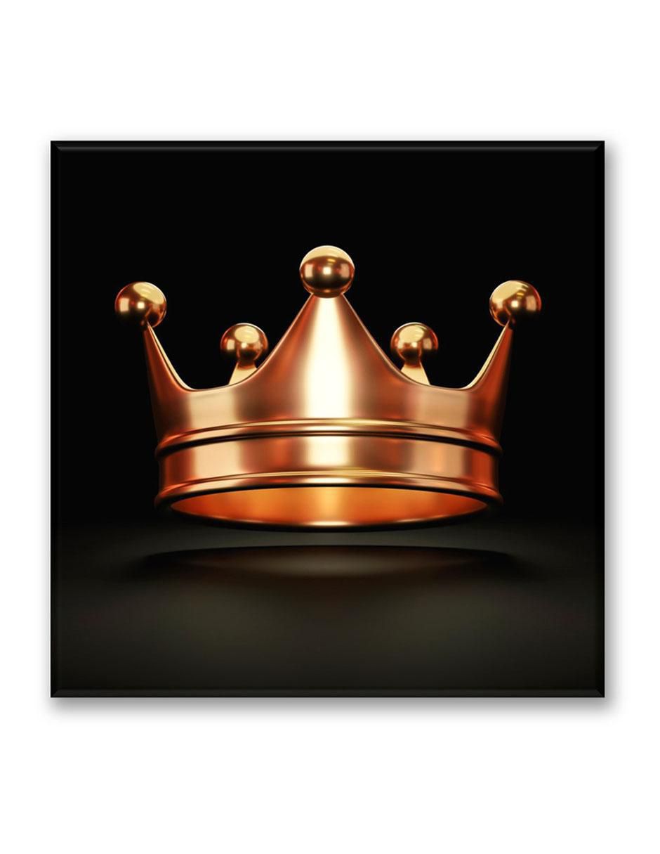 Cuadro decorativo Corona dorada