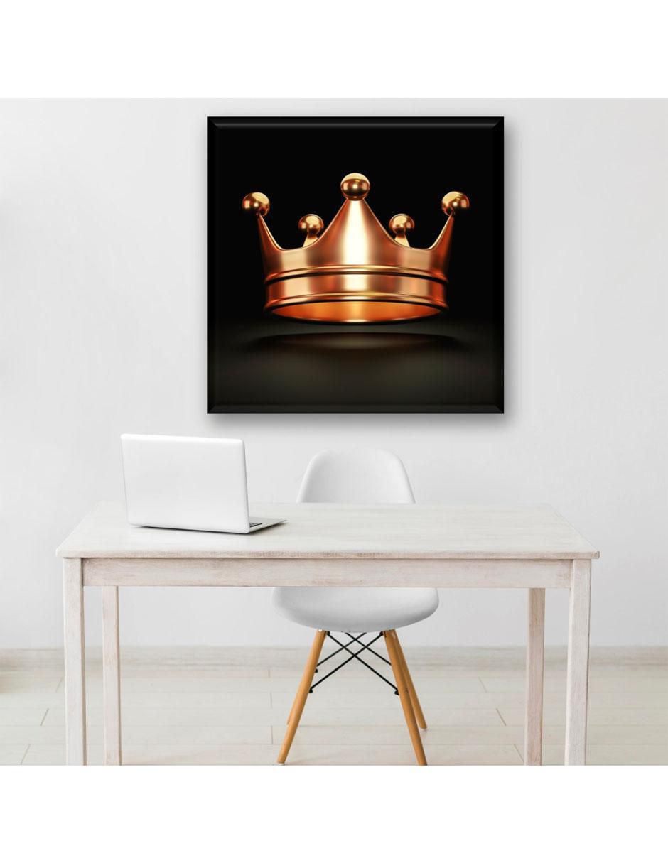 Cuadro decorativo Corona dorada 2