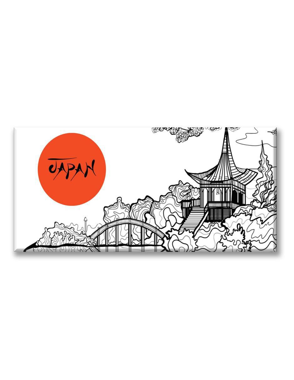 Cuadro decorativo Ilustración panorámica Japón
