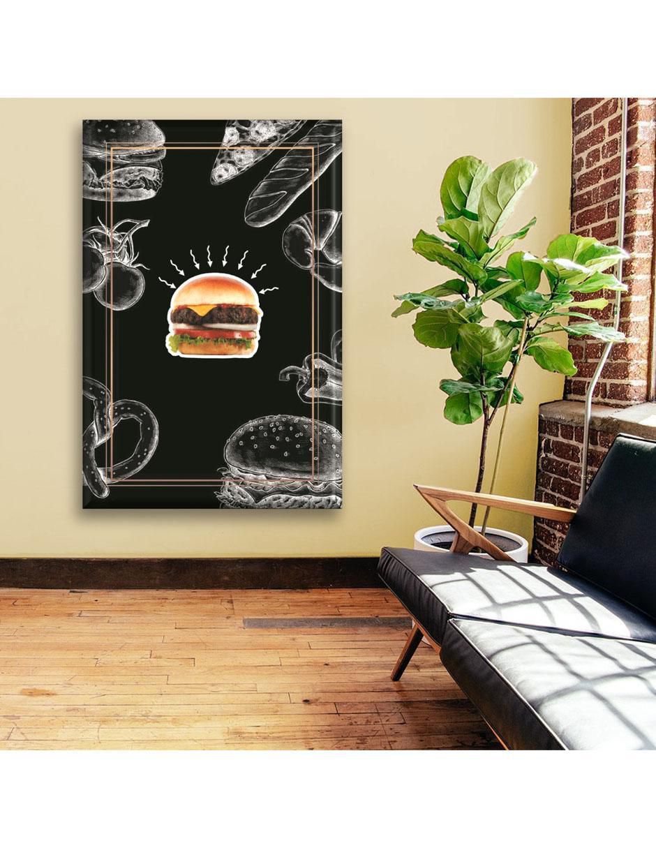 Cuadro decorativo Bn hamburguesa 2