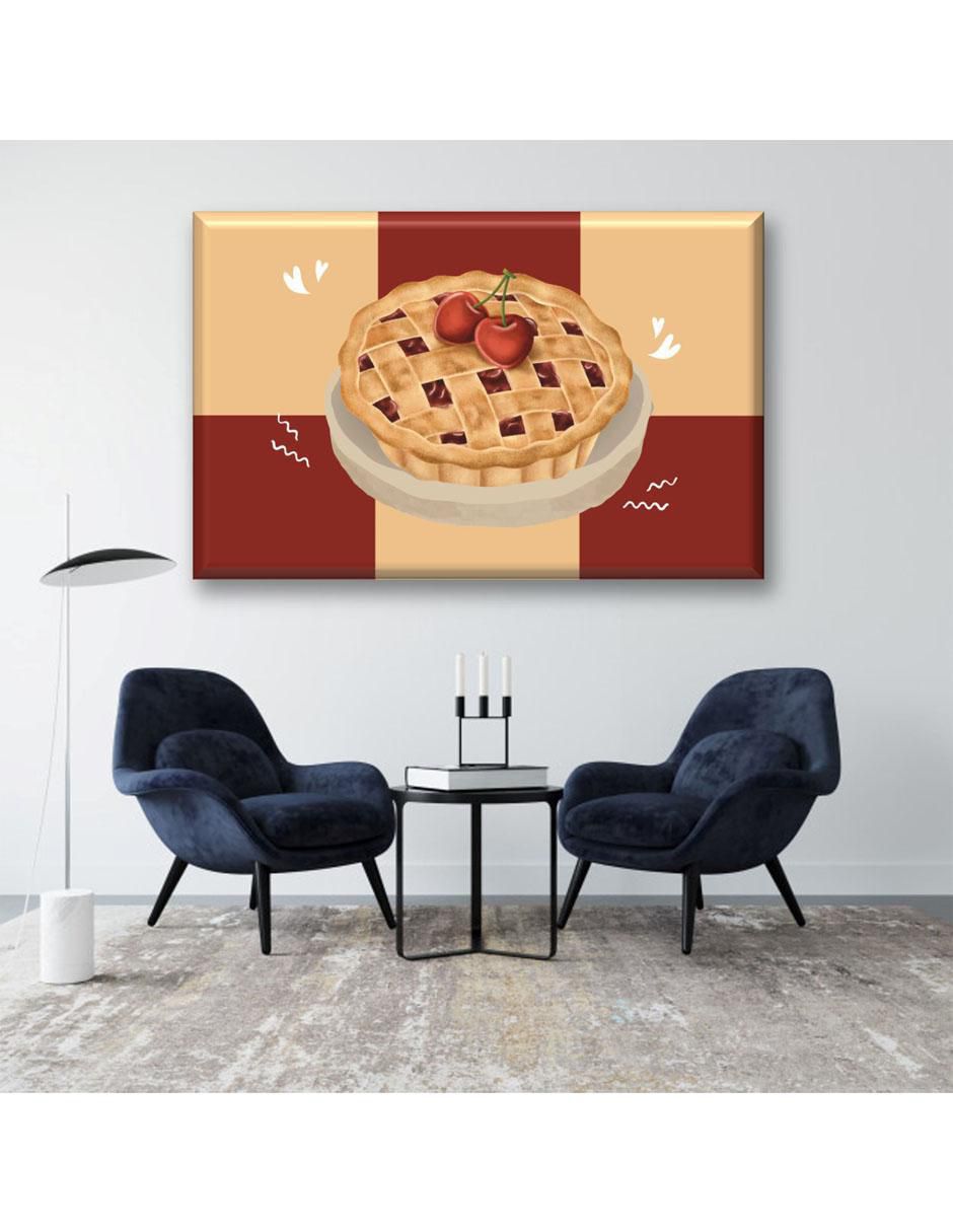 Cuadro decorativo pay de cerezas 2