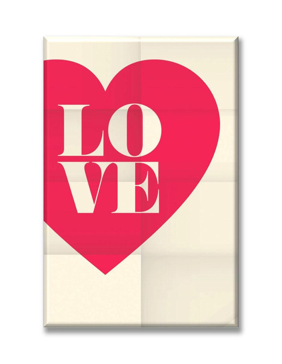 Cuadro decorativo Love frase