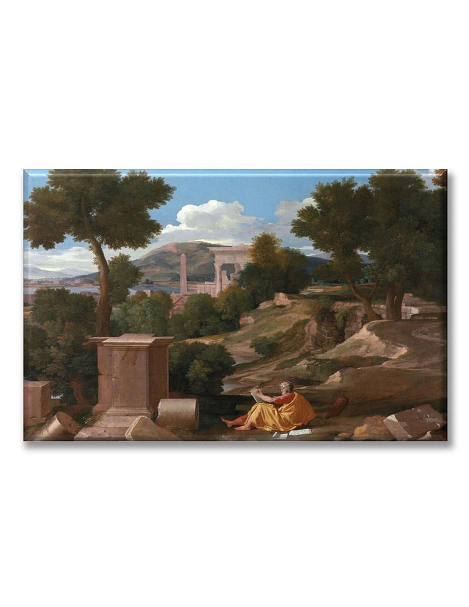Cuadro decorativo Paisaje con San Juan en Patmos by Nicolas P Cuadro decorativo Paisaje con San Juan en Patmos by Nicolas P