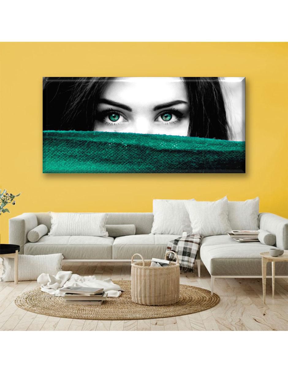 Cuadro decorativo Ojos verdes 2