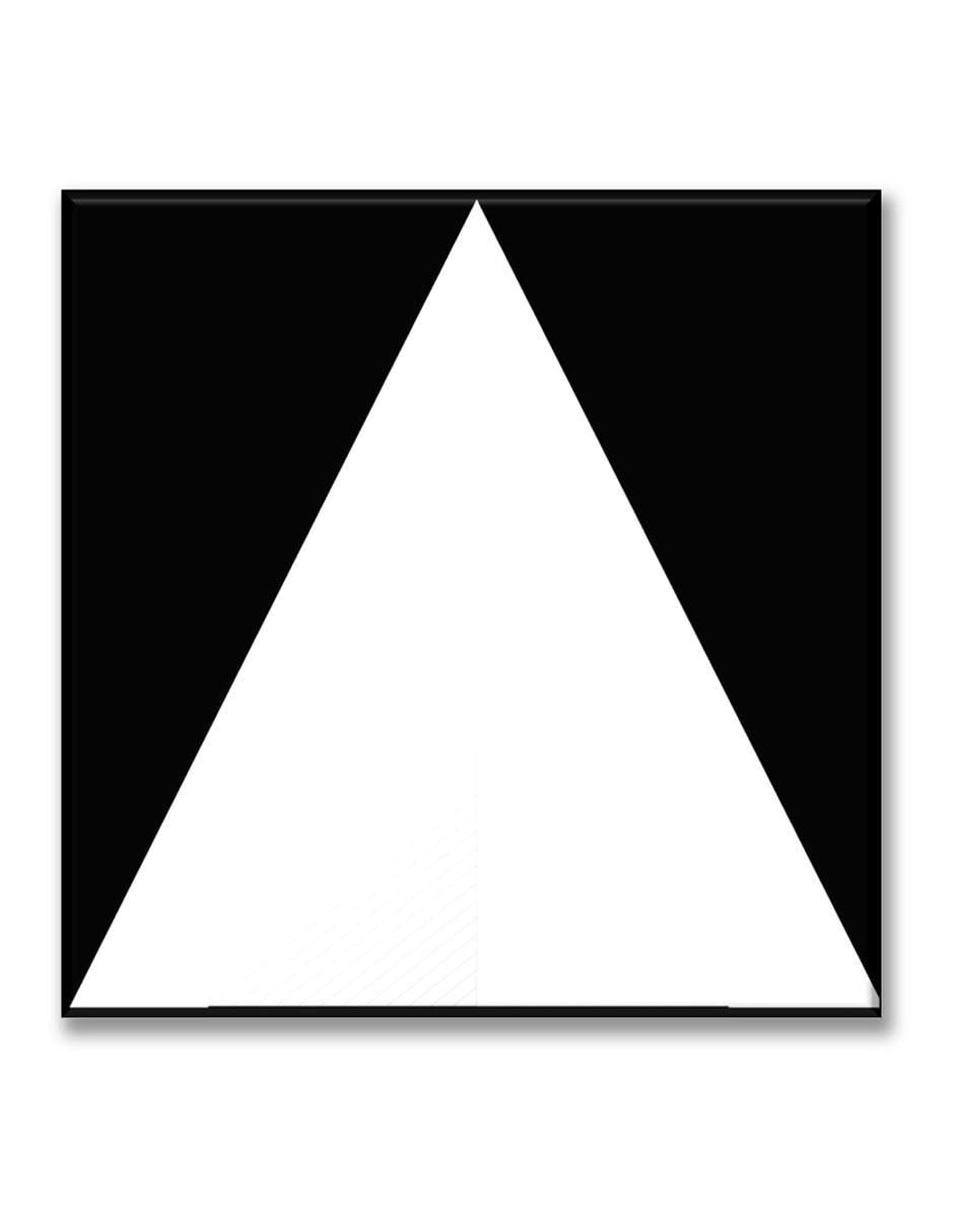 Cuadro decorativo Triángulo fondo negro