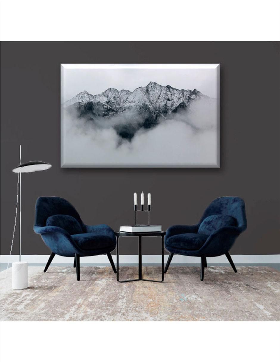 Cuadro decorativo Montaña con niebla 2