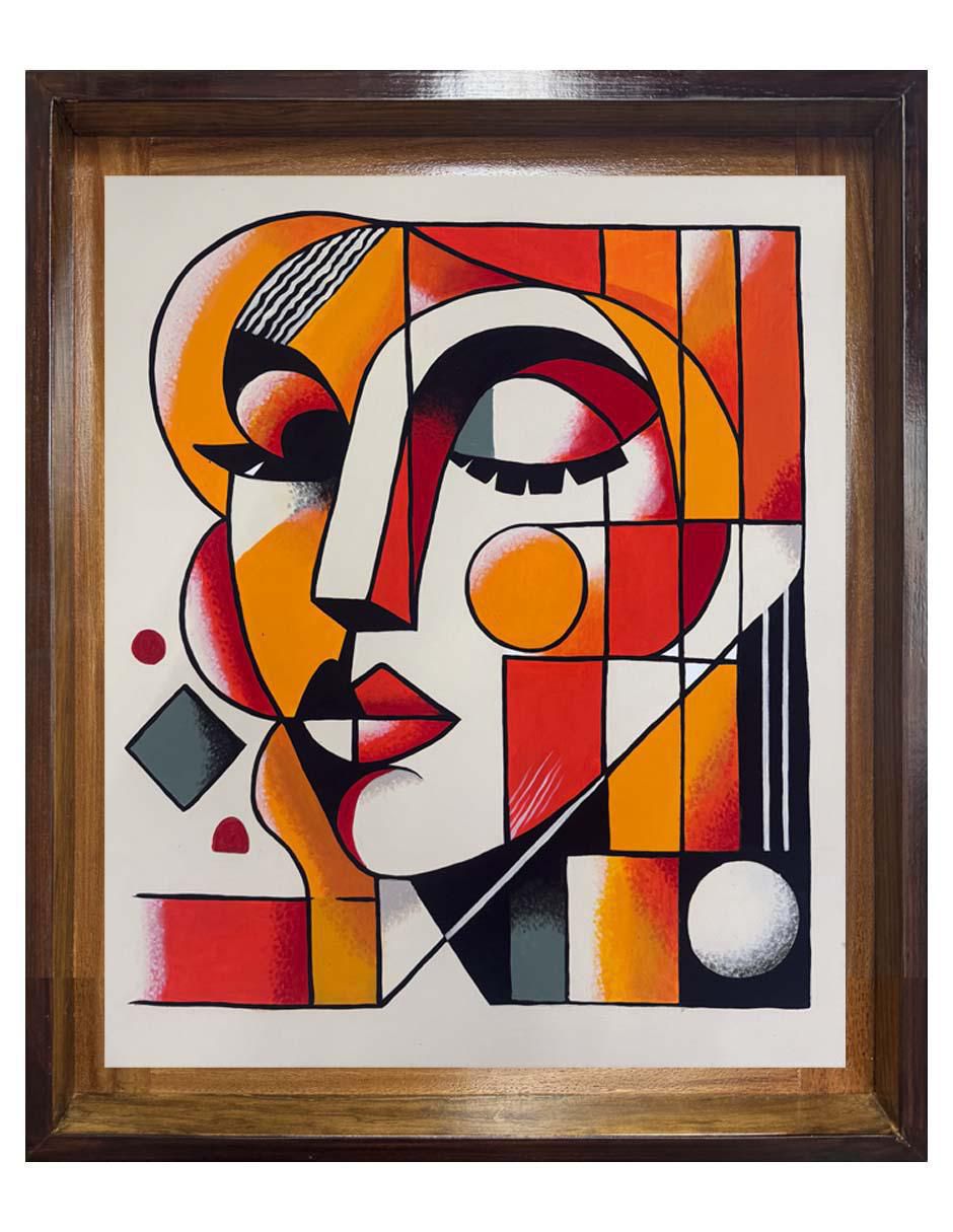 Pintura Masek técnica acrílico Cubistas Pintura Masek técnica acrílico Cubistas