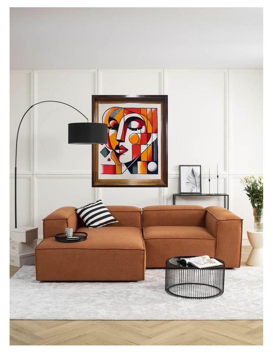 Pintura Masek técnica acrílico Cubistas 2
