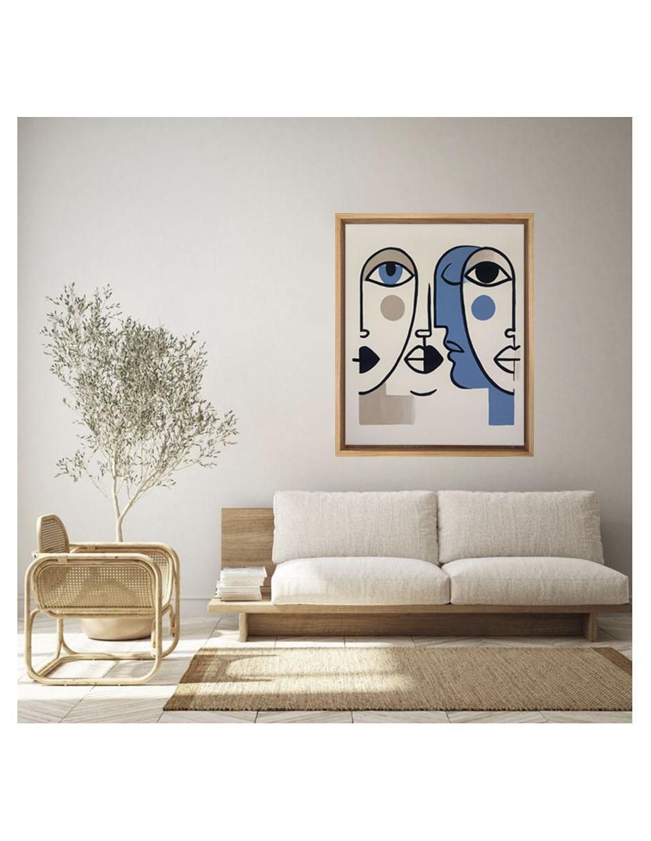 Pintura Fragmentadas técnica acrílico Cubistas 3