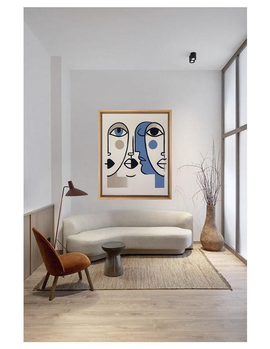Pintura Fragmentadas técnica acrílico Cubistas 5