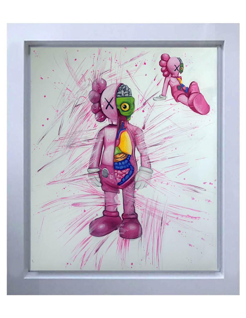 Pintura Kwss Pink técnica acrílico Milleniart