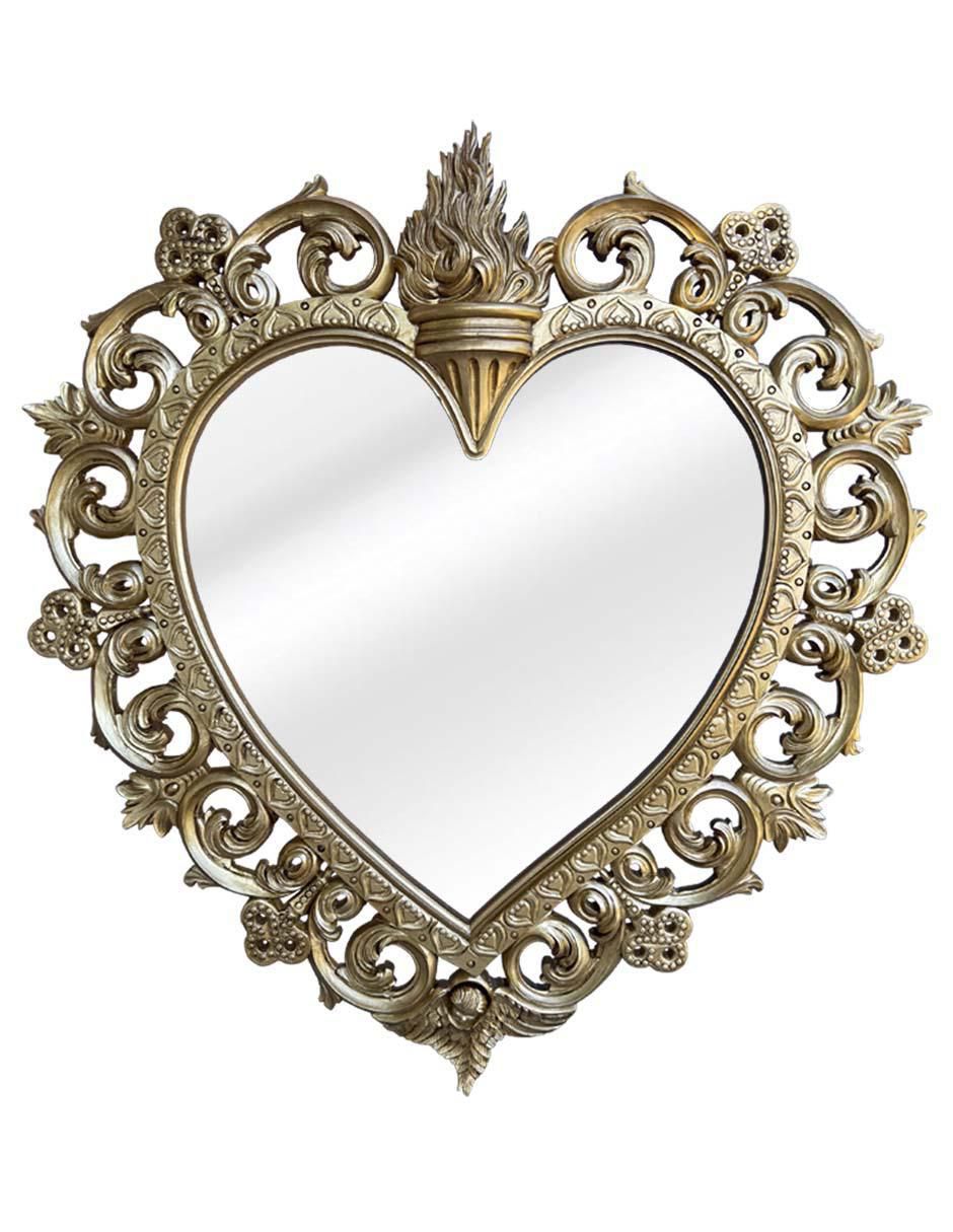 Espejo corazón Corazones
