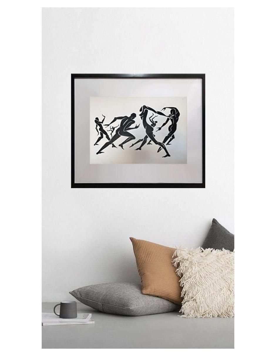 Pintura Encuentro técnica acrílico MILLENIART 5