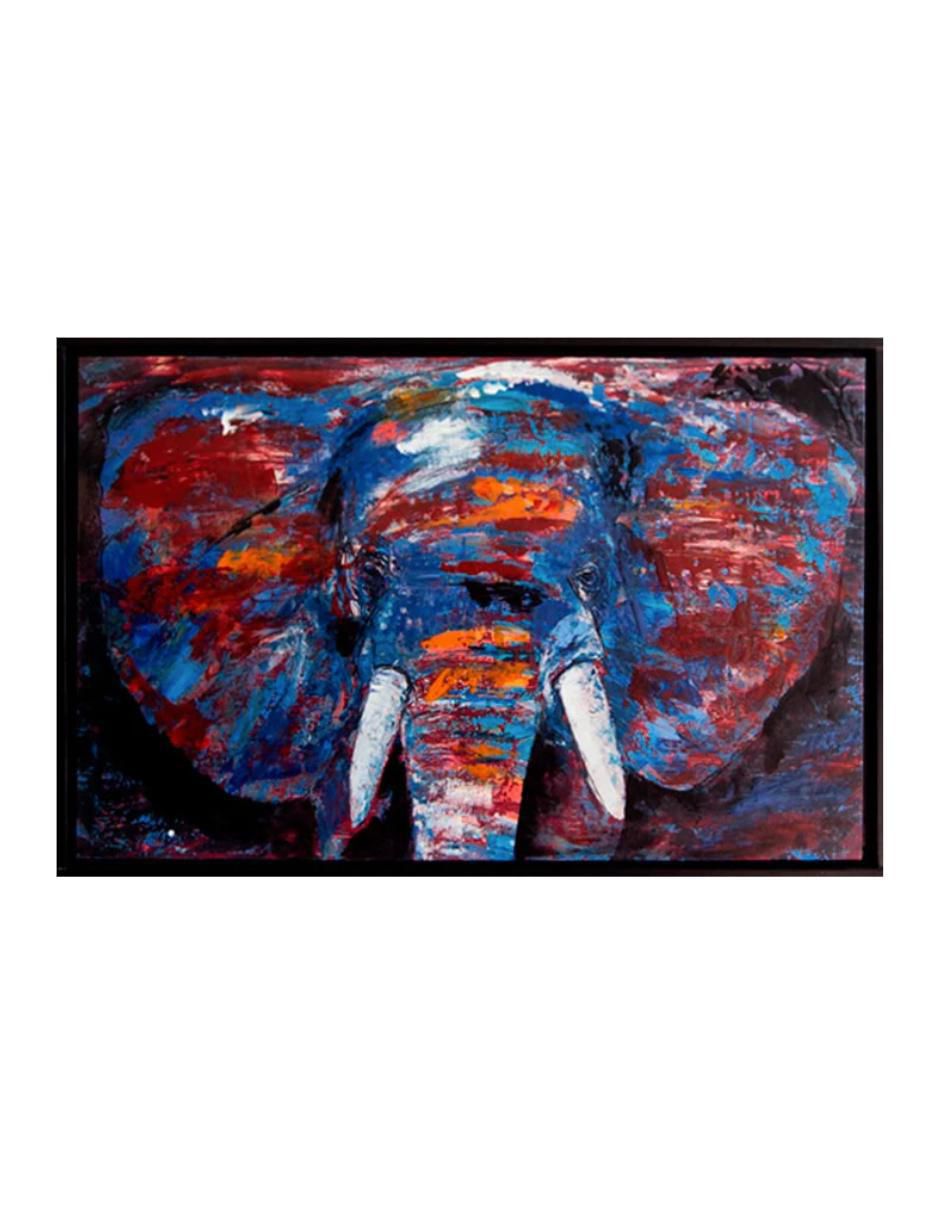Cuadro decorativo Abstract color elephant