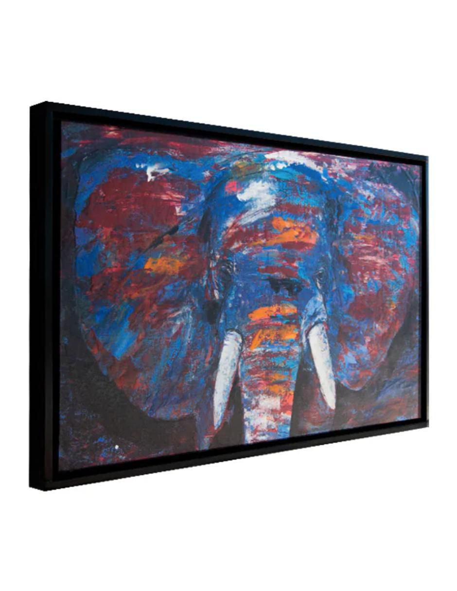 Cuadro decorativo Abstract color elephant 3