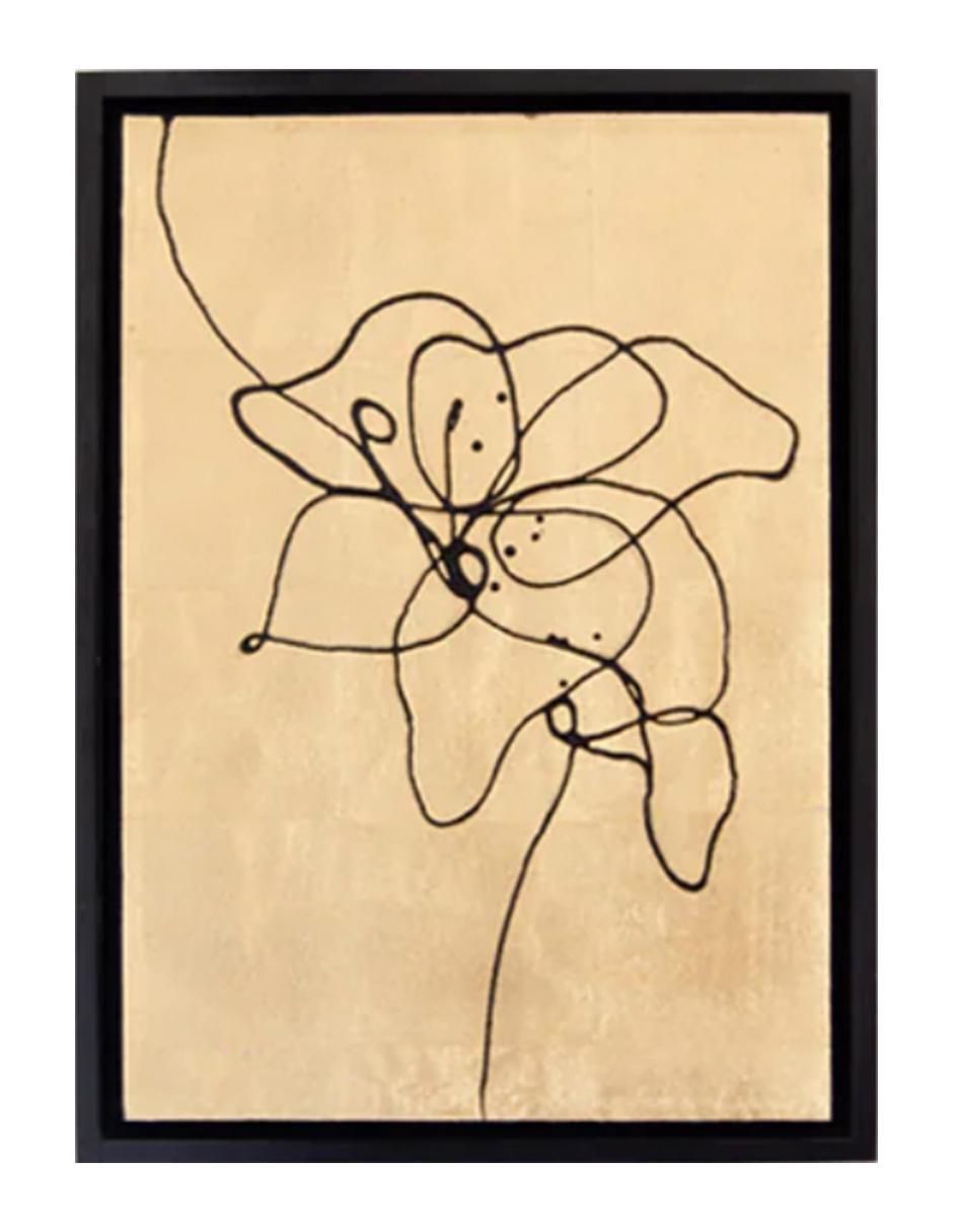 Cuadro decorativo Abstracto golden flower Cuadro decorativo Abstracto golden flower